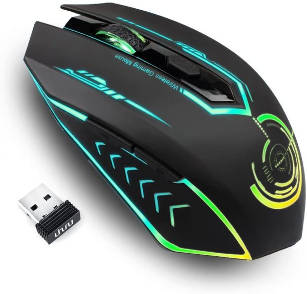 UHURU Rechargeable USB Wireless Gaming Mouse