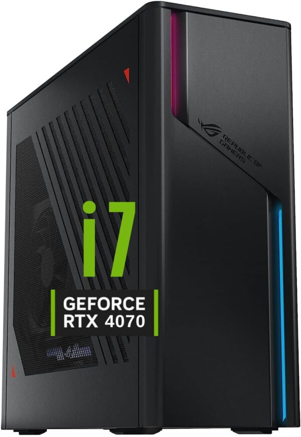 ASUS Newest ROG i7 RTX 4070 Gaming Small Form Factor Desktop